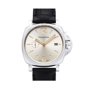 파네라이 루미노르 Due 42mm PAM01249 Steel Leather Strap Champagne Dial[VS]