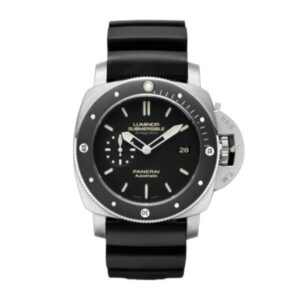 파네라이 루미노르 Submersible 1950 3 Days 47mm PAM00389 Titanium Black Rubber Strap Black Dial[VS]