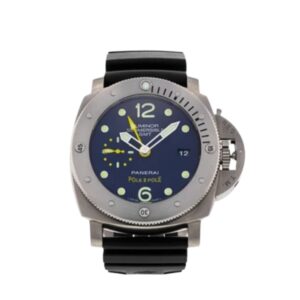 파네라이 루미노르 Submersible GMT 47mm PAM00719 Titanium Black Rubber Strap Blue Dial[VS]