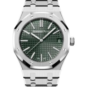 오데마피게 로얄오크 “50th Anniversary” 41mm 15510ST.OO.1320ST.04 Full Steel Green Dial[ZF]