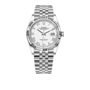 롤렉스 데이저스트 36mm 126234-0025 Full 904L Roman Numerals White Dial Jubilee[VS]