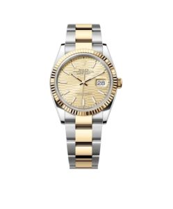 롤렉스 데이저스트 36mm 126233-0040 Half Gold，Fluted Motif Gold Dial[CLEAN]