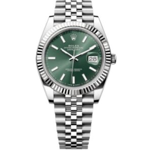 롤렉스 데이저스트 41mm 126334-0028 White Gold&904L Green Dial Jubilee[ARF]