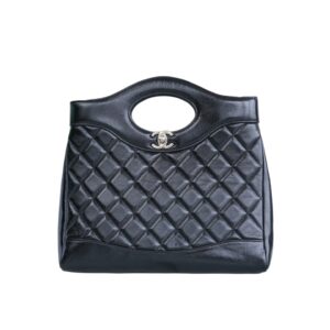 [프리미엄/해외배송]샤넬 31백 스몰 CC 체인 백(블랙/금장/램스킨)