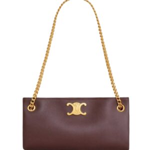 [프리미엄/해외배송]셀린느 뉴스페이퍼 체인 백 미디움(체스트넛)