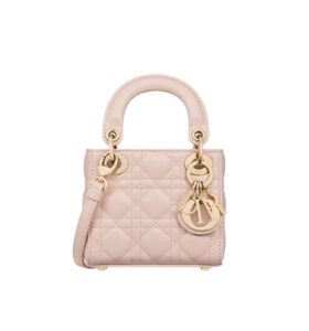 [탑티어/해외배송]디올 레이디 디올 마이크로 백(파우더 핑크/까나쥬/램스킨)