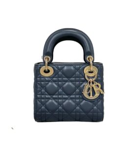 [탑티어/해외배송]디올 레이디 디올 미니 백(미드나잇 블루/까나쥬/램스킨)