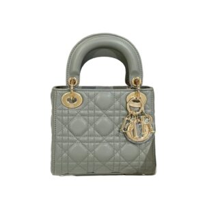 [탑티어/해외배송]디올 레이디 디올 미니 백(오팔린 그레이/까나쥬/램스킨)