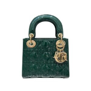 [탑티어/해외배송]디올 레이디 디올 미니 백(그린/까나쥬/페이턴트)