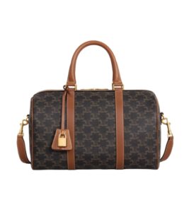 [프리미엄/해외배송]셀린느 보스턴 백(탠/트리옹프 캔버스)