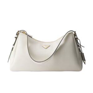 [프리미엄/해외배송]프라다 에메 레더 라지 숄더백(화이트)