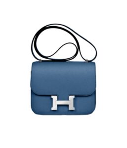 [탑티어/해외배송]에르메스 콘스탄스 18(블루/쉐브르 미조르)