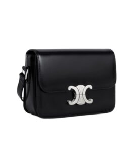 [프리미엄/해외배송]셀린느 클래식 트리옹프 백(블랙/은장)