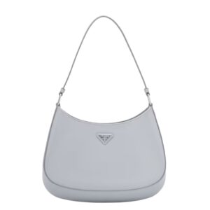 [프리미엄/해외배송]프라다 클레오 브러시드 레더 숄더백(콘플라워)