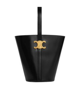 [프리미엄/해외배송]셀린느 샤이니 카프스킨 트리옹프 버킷백(블랙)