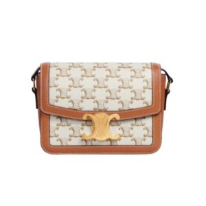 [프리미엄/해외배송]셀린느 트리옹프 백 틴(화이트/트리옹프 캔버스)