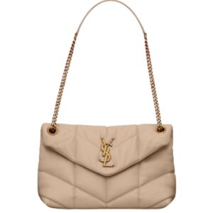 [프리미엄/해외배송]생로랑 푸퍼 스몰(다크 베이지)