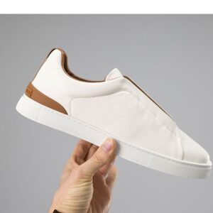 [국내배송]제냐 [ZEGNA] 수입프리미엄급 트리플 스티치 로우탑 스니커즈