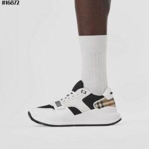 [국내배송]버버리 스웨이드 램지 빈티지 체크 코튼 스니커즈