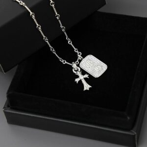 [국내배송]크롬하츠 CH파베다이아 크로스 펜던트 목걸이