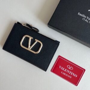 [국내배송]발티노 지퍼 그레인 레더 카드지갑