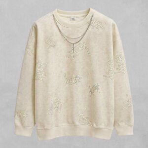 [국내배송]스투시 체인 빈티지 피그먼트 맨투맨 티셔츠