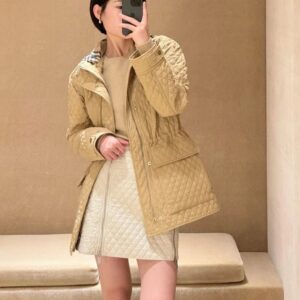 [국내배송]버버리-BURBERRY 여성 체크무늬 후드코튼 패딩-12387