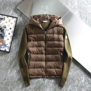 [국내배송]몽클레어 신상 오뚜기패치로고 니트패딩 다운점퍼