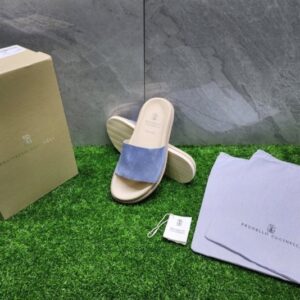 [국내배송]브루넬로 쿠치넬리 스웨이드 슬리퍼