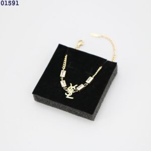 [국내배송]생로랑 YSL 크리스탈 골드 팔찌