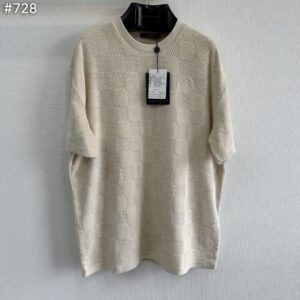 [국내배송]루이비통 다미에 자수 반팔 니트