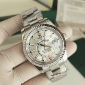 [국내배송]로렉스 스카이드웰러 은판 실버