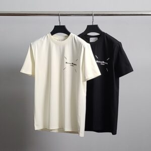 [국내배송]메종마르지엘라 테이프 프린팅 라운드 반팔티