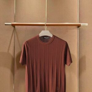 [국내배송]로로피아나 2025SS 세로라인 클래식로고 니트 라운드