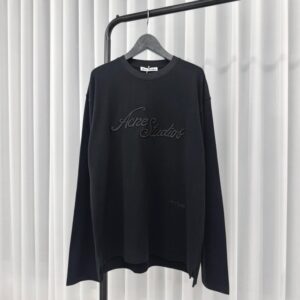 [국내배송]아크네스튜디오 엠보 로고 롱슬리브 티셔츠