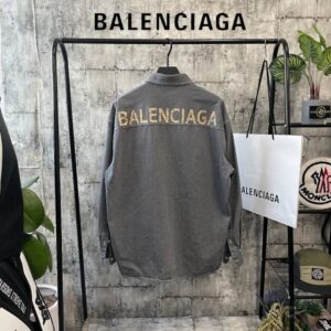 [국내배송]발렌시아가 빈티지 백로고 오버 청셔츠