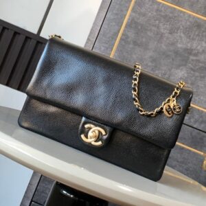 [국내배송]샤넬 그레인 카프스킨 스몰 플랩백 AS5186