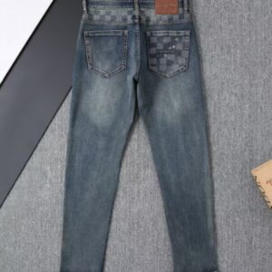 [국내배송]루이비통 2025SS 다미에 포켓로고 데님진