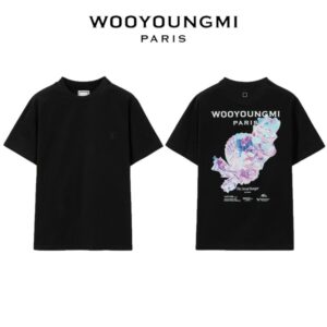 [국내배송]우영미 3D 코랄 백로고 반팔