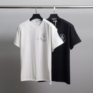 [국내배송]몽클레어 가슴프린팅 코튼 반팔티