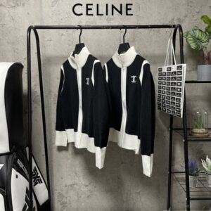 [국내배송]셀린느 자수로고 니트집업