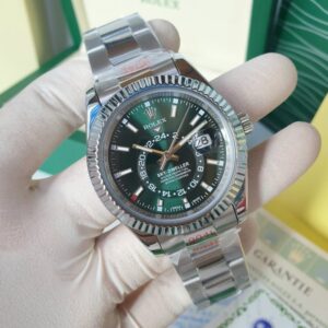 [국내배송]로렉스 스카이드웰러 그린 실버