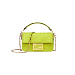 [프리미엄/해외배송]펜디 바게트 백 미니 FF(애시드 그린)