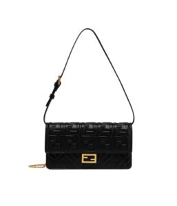 [프리미엄/해외배송]펜디 바게트 체인 WOC(블랙)