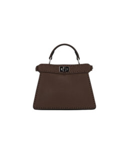 [프리미엄/해외배송]펜디 피카부 백 쁘띠 I See U 스티치(브라운)